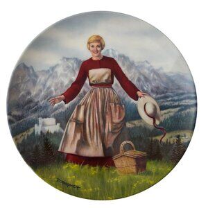 Vintage The Sound of Music Collector’s Plate 1986 Edwin M Knowles Box and COA